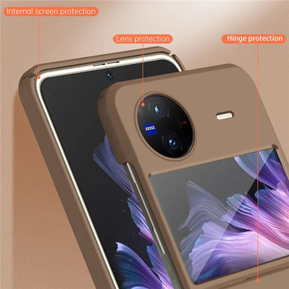For vivo X Flip Phone Case Drop-proof PC Protective Phone Cover