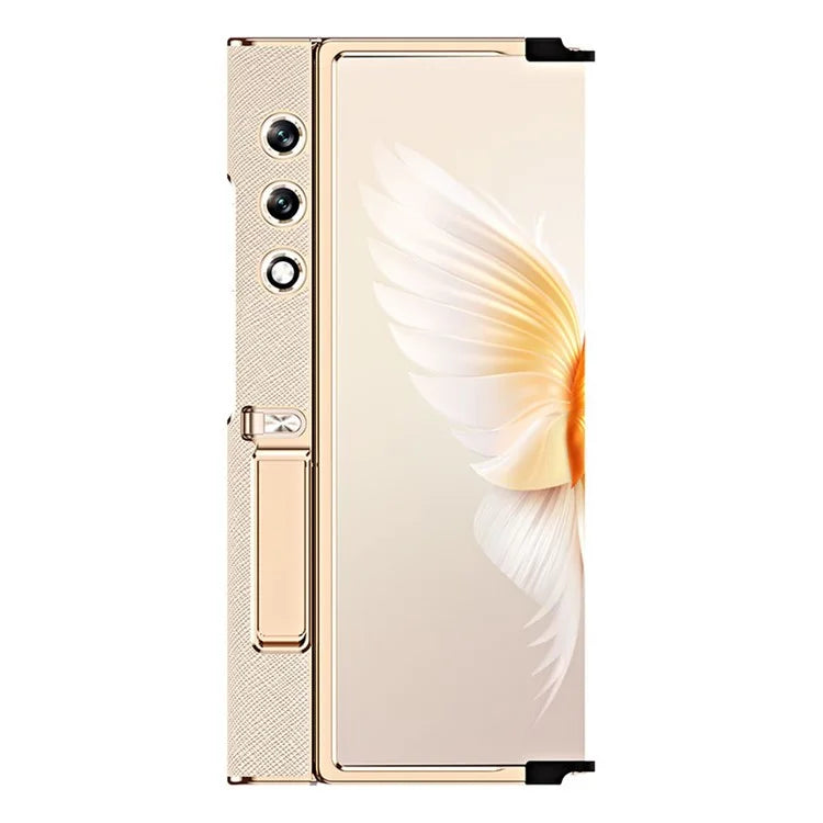 For Honor V Purse Case Kickstand Electroplating Folding Phone Frame Cover