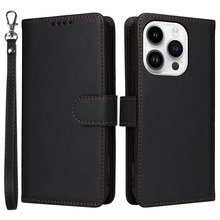 BETOPNICE 005 For iPhone 14 Pro Max Case Foldable Stand Detachable 2-in-1 Phone Leather Cover