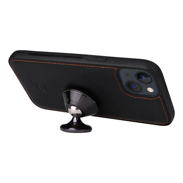 BETOPNICE 005 For iPhone 13 Case Detachable 2-in-1 Leather Cover Wallet Shell with Wrist Strap