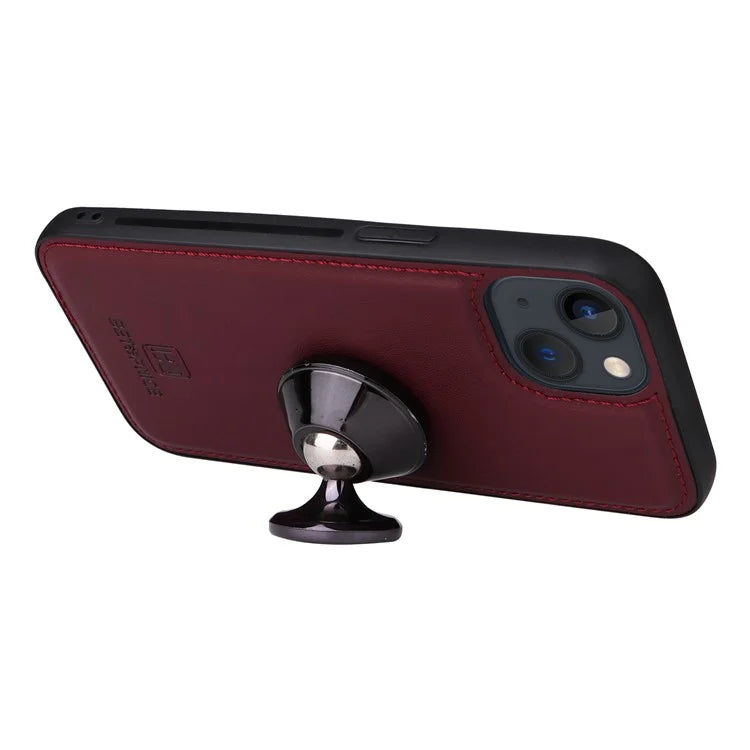BETOPNICE 005 For iPhone 13 Case Detachable 2-in-1 Leather Cover Wallet Shell with Wrist Strap