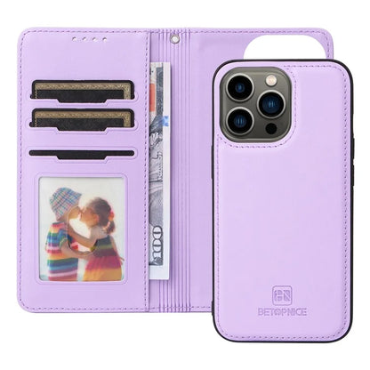 BETOPNICE 005 For iPhone 13 Pro Case Detachable 2-in-1 Leather Cover Anti-fall Wallet Shell