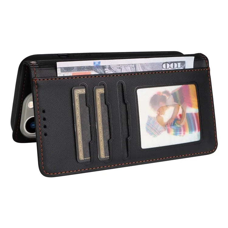 BETOPNICE 005 For iPhone 13 Pro Case Detachable 2-in-1 Leather Cover Anti-fall Wallet Shell