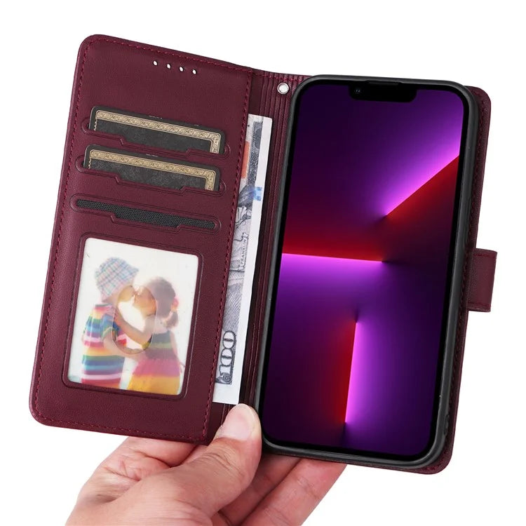 BETOPNICE 005 For iPhone 13 Pro Max Case Detachable 2-in-1 Leather Cover Shock-absorbing Shell