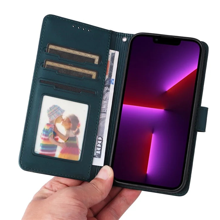 BETOPNICE 005 For iPhone 13 Pro Max Case Detachable 2-in-1 Leather Cover Shock-absorbing Shell