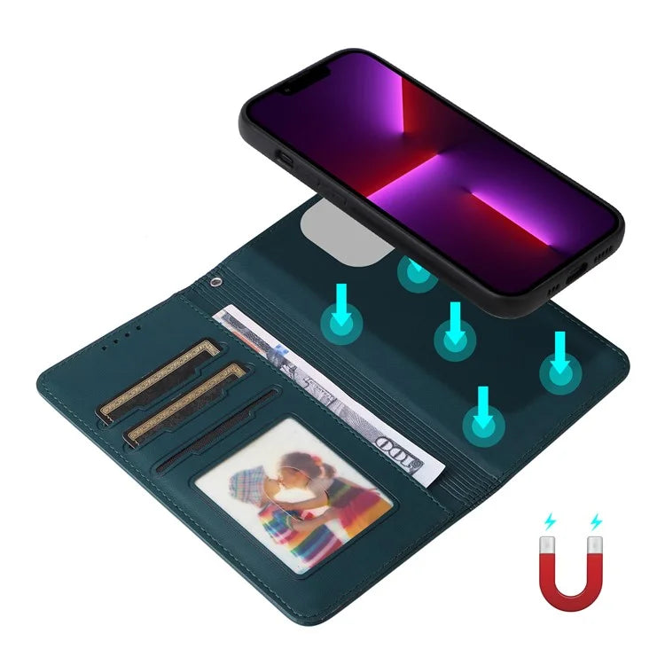 BETOPNICE 005 For iPhone 13 Pro Max Case Detachable 2-in-1 Leather Cover Shock-absorbing Shell