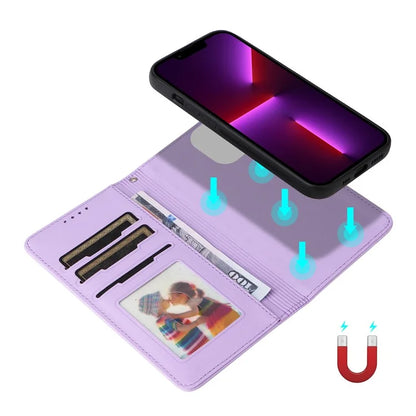 BETOPNICE 005 For iPhone 13 Pro Max Case Detachable 2-in-1 Leather Cover Shock-absorbing Shell