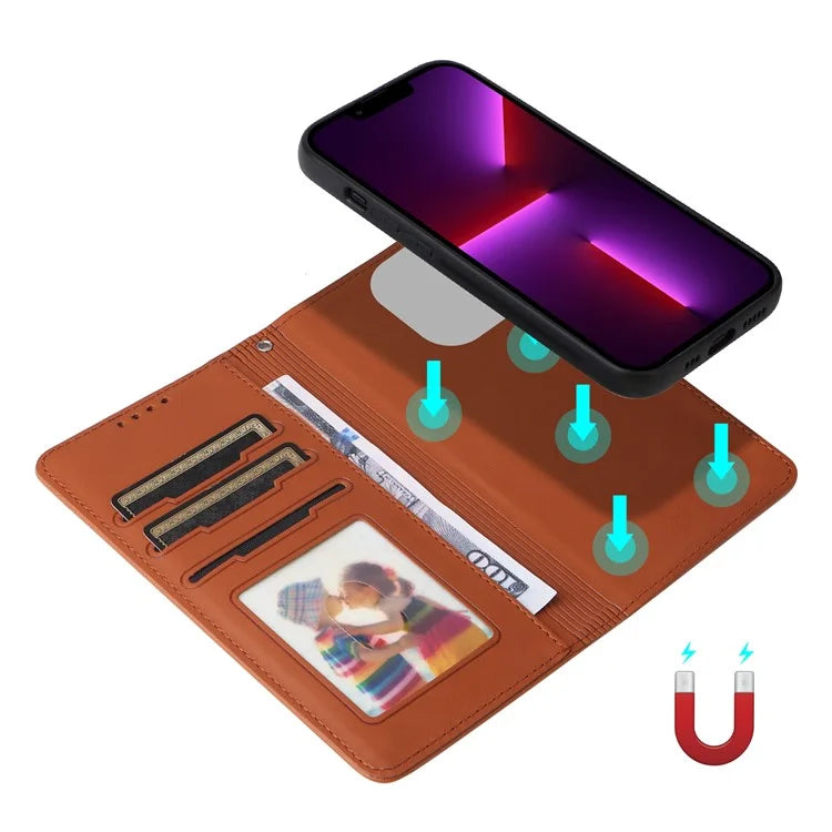 BETOPNICE 005 For iPhone 13 Pro Max Case Detachable 2-in-1 Leather Cover Shock-absorbing Shell