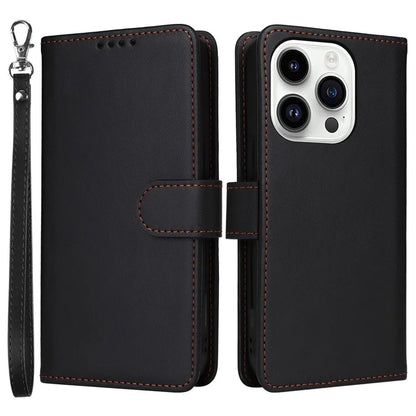 BETOPNICE 005 For iPhone 14 Pro Case Detachable 2-in-1 PU Leather Folio Flip Shell