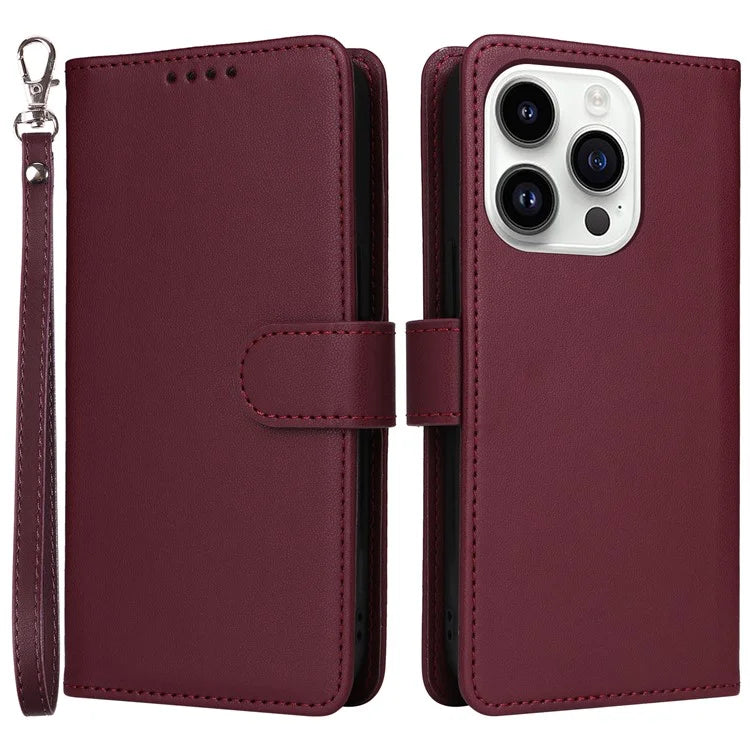 BETOPNICE 005 For iPhone 14 Pro Case Detachable 2-in-1 PU Leather Folio Flip Shell