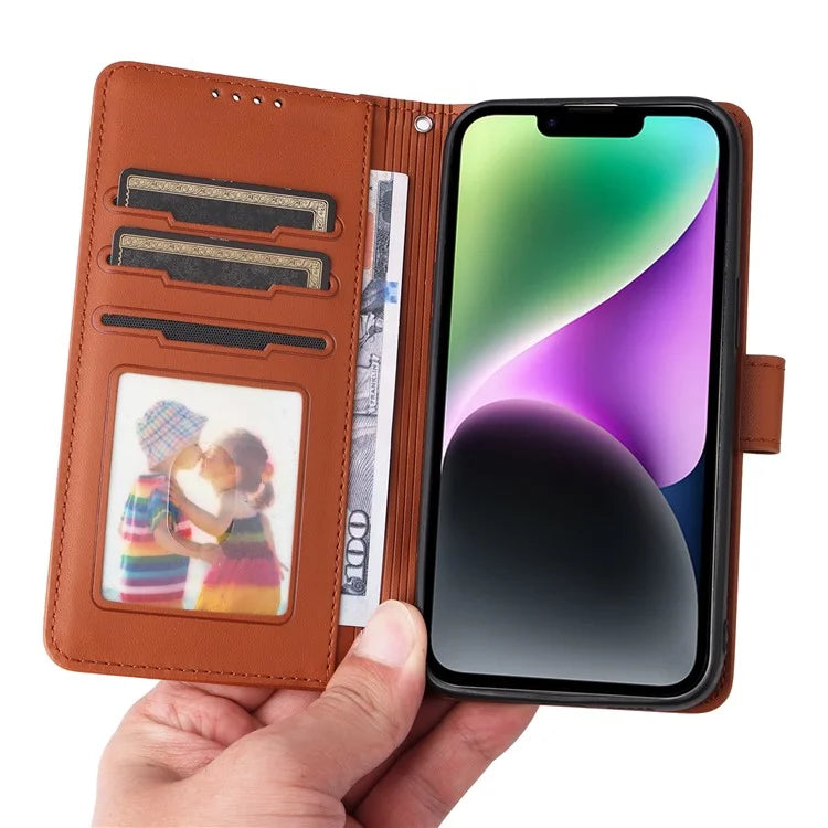BETOPNICE 005 For iPhone 14 Plus Case Detachable 2-in-1 PU Leather Folio Flip Mobile Phone Shell