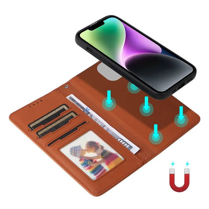 BETOPNICE 005 For iPhone 14 Plus Case Detachable 2-in-1 PU Leather Folio Flip Mobile Phone Shell