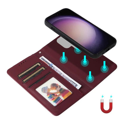 BETOPNICE 005 For Samsung Galaxy S23 Ultra Case Detachable 2-in-1 Leather Phone Anti-collision Shell