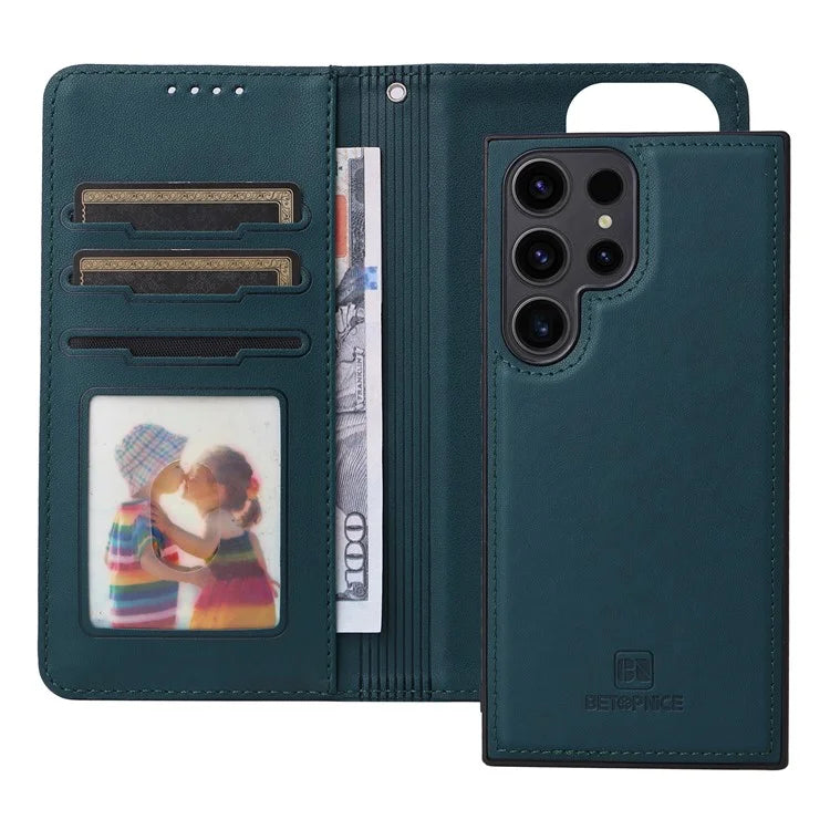 BETOPNICE 005 For Samsung Galaxy S23 Ultra Case Detachable 2-in-1 Leather Phone Anti-collision Shell