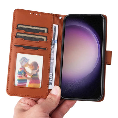 BETOPNICE 005 For Samsung Galaxy S23 FE Case Wallet Design Detachable 2-in-1 Leather Phone Shell