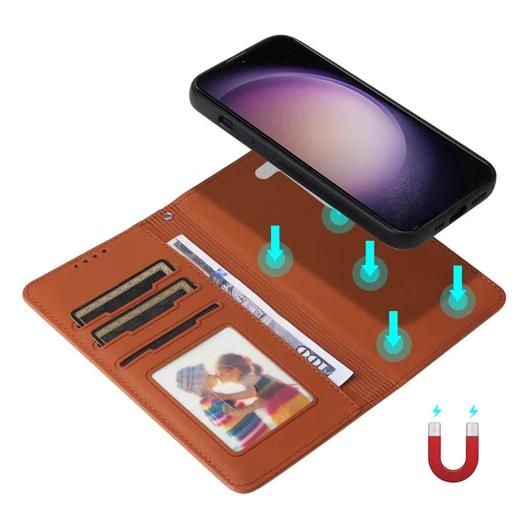 BETOPNICE 005 For Samsung Galaxy S23 FE Case Wallet Design Detachable 2-in-1 Leather Phone Shell