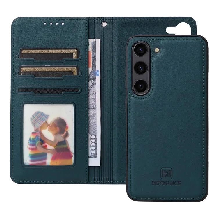 BETOPNICE 005 For Samsung Galaxy S23 FE Case Wallet Design Detachable 2-in-1 Leather Phone Shell