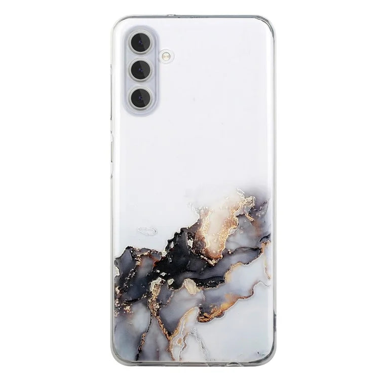 For Samsung Galaxy S24 Case Marble Pattern Shockproof TPU Phone Cover