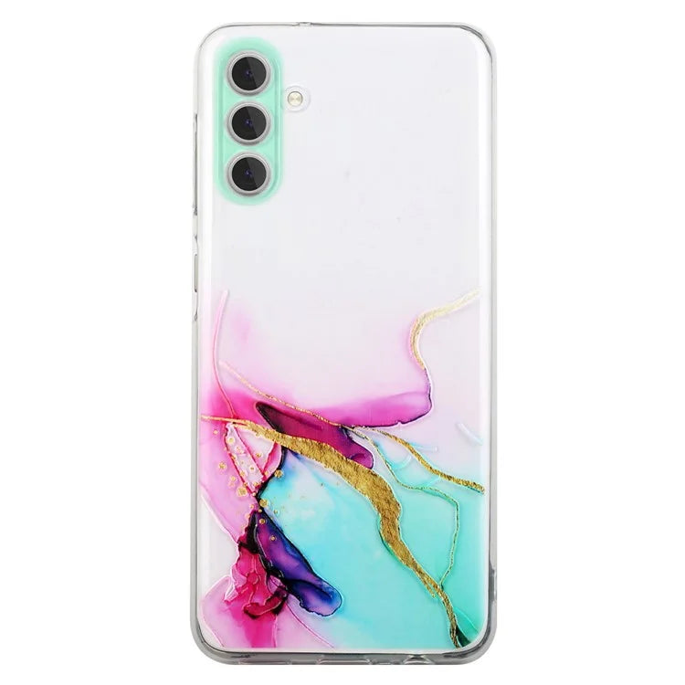 For Samsung Galaxy S24 Case Marble Pattern Shockproof TPU Phone Cover