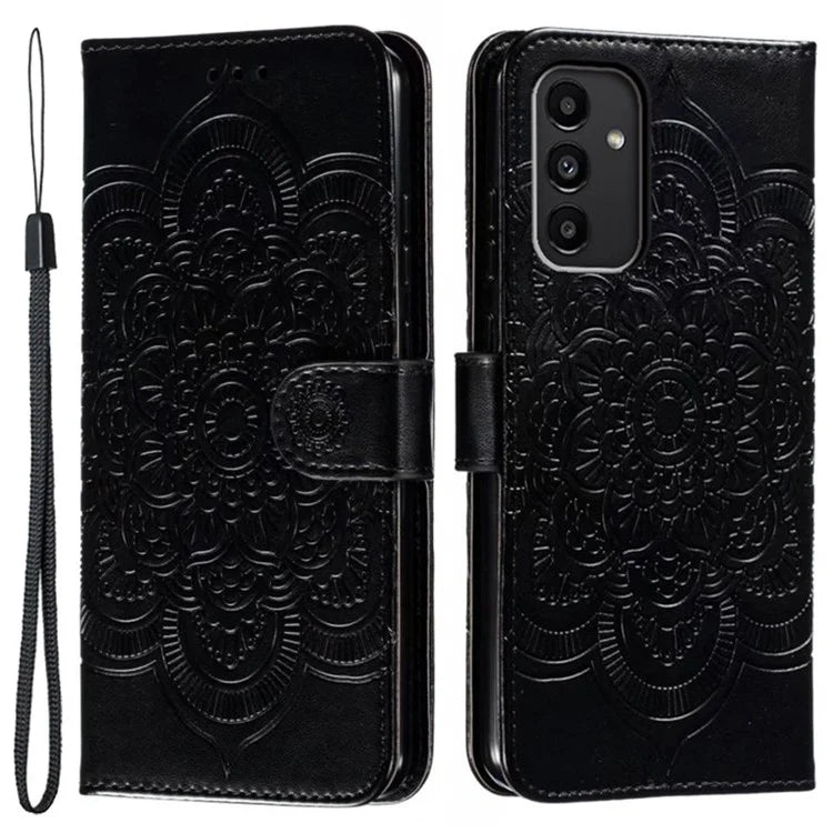 For Samsung Galaxy A54 5G PU Leather Wallet Stand Phone Case Imprinting Phone Shell