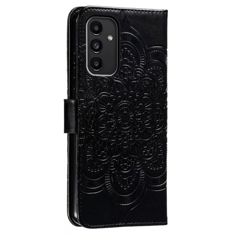 For Samsung Galaxy A54 5G PU Leather Wallet Stand Phone Case Imprinting Phone Shell