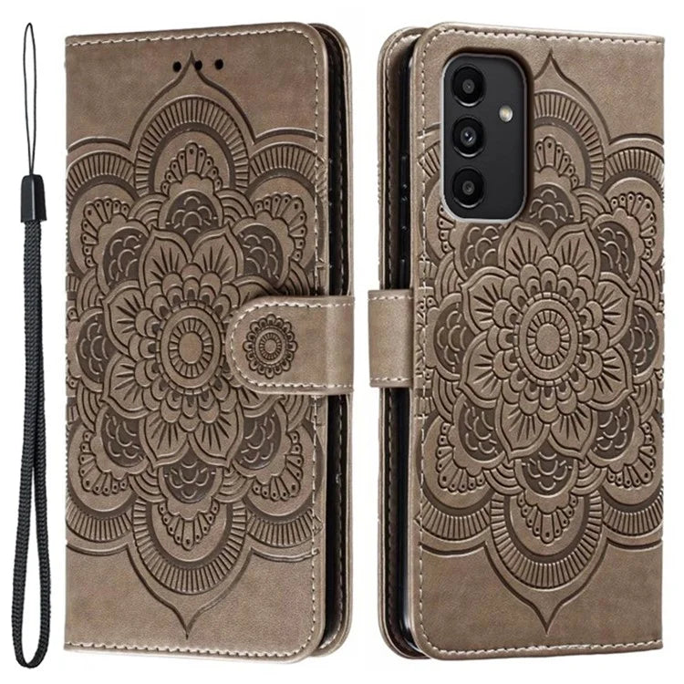 For Samsung Galaxy A54 5G PU Leather Wallet Stand Phone Case Imprinting Phone Shell