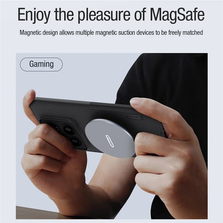 NILLKIN Frosted Shield Pro for Xiaomi 14 Pro Case Fall Proof PC+TPU Magnetic Phone Cover