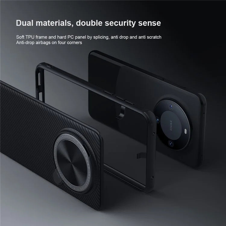 NILLKIN CamShield Prop Magnetic Series for Huawei Mate 60 Case Lens Cover Phone Shell with Kickstand