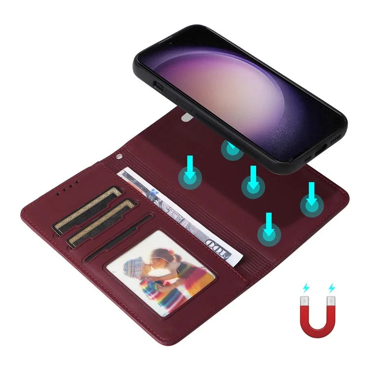 BETOPNICE 005 Detachable Cover for Samsung Galaxy S23 Case PU Leather Phone Shell