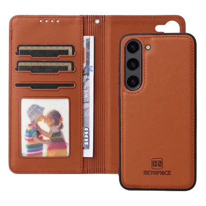 BETOPNICE 005 Detachable Cover for Samsung Galaxy S23 Case PU Leather Phone Shell