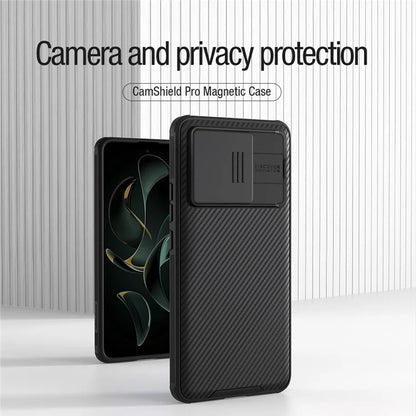 NILLKIN CamShield Pro Series for Xiaomi Redmi K60 Ultra / 13T / 13T Pro Case Slide Camera Lens Lid Magnetic PC+TPU Cover
