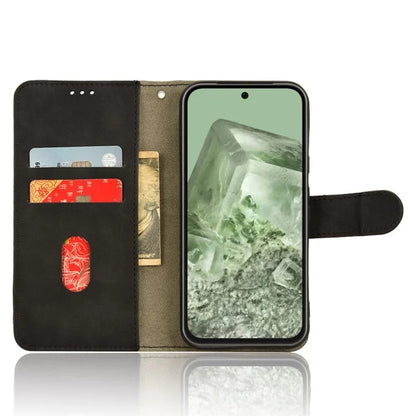 For Google Pixel 8a Phone Case PU Leather Wallet Shockproof Flip Mobile Phone Cover