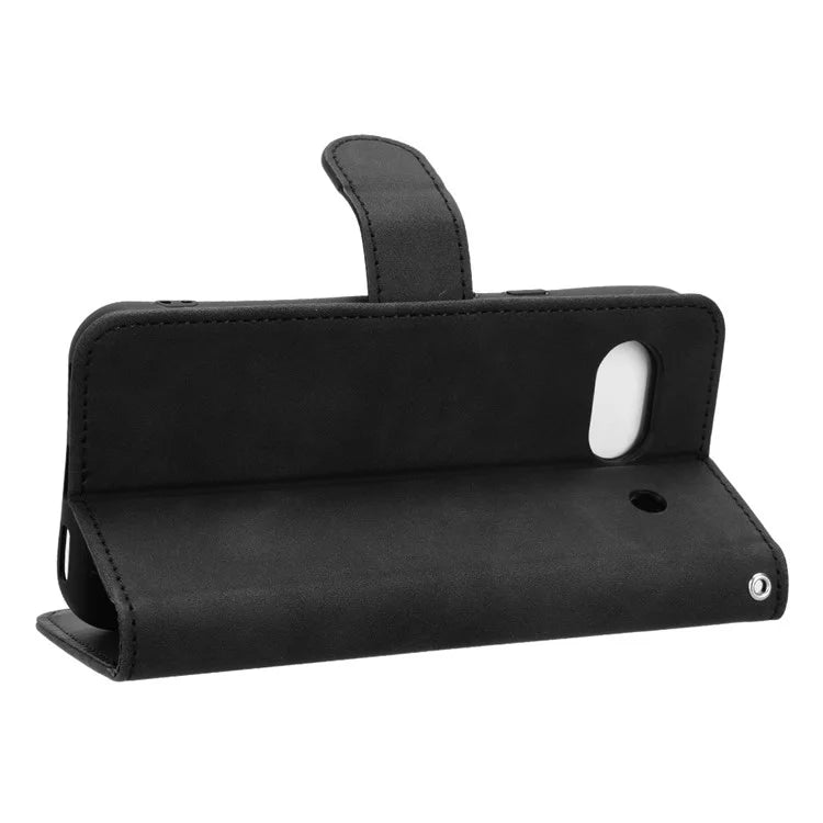 For Google Pixel 8a Phone Case PU Leather Wallet Shockproof Flip Mobile Phone Cover