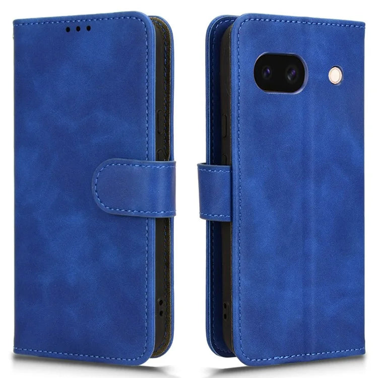 For Google Pixel 8a Phone Case PU Leather Wallet Shockproof Flip Mobile Phone Cover