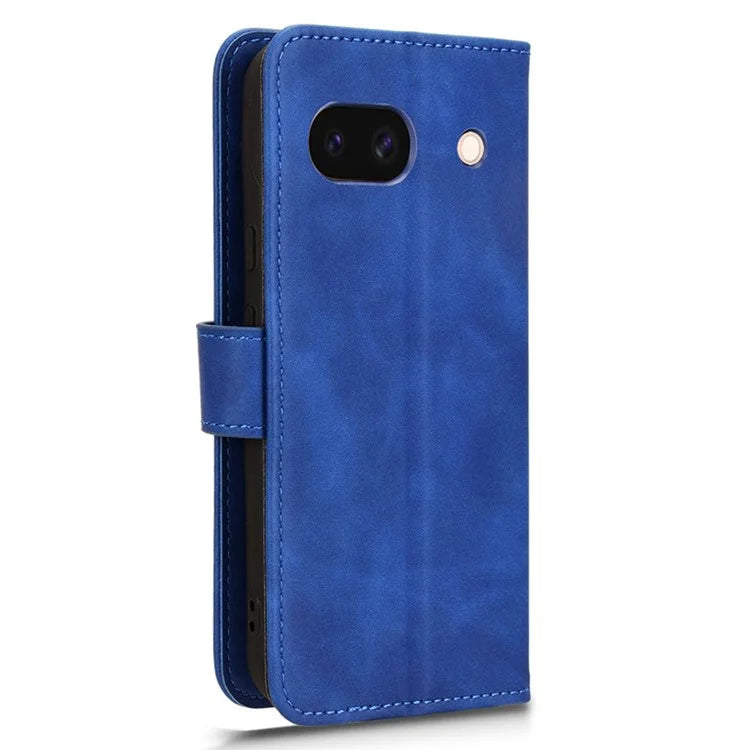 For Google Pixel 8a Phone Case PU Leather Wallet Shockproof Flip Mobile Phone Cover