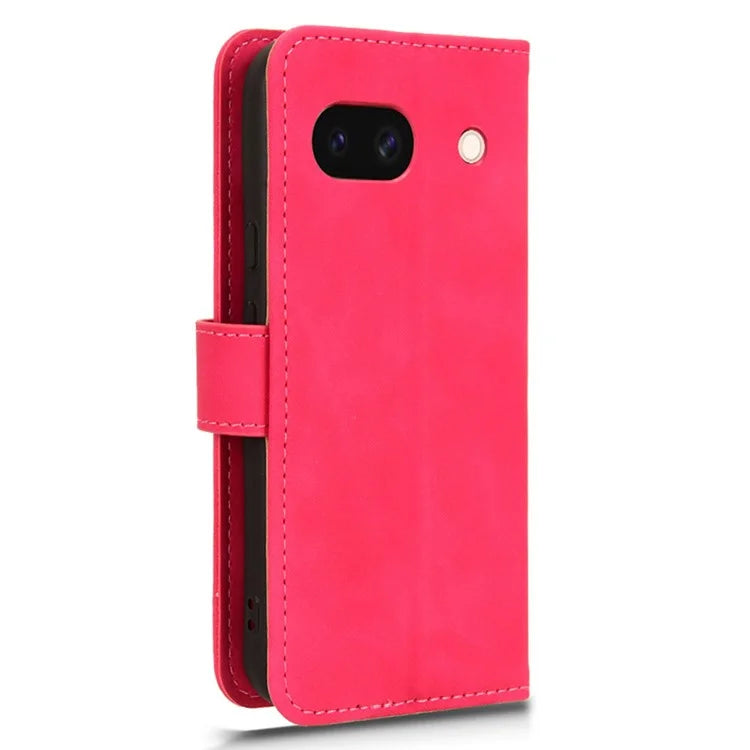 For Google Pixel 8a Phone Case PU Leather Wallet Shockproof Flip Mobile Phone Cover