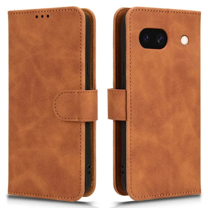For Google Pixel 8a Phone Case PU Leather Wallet Shockproof Flip Mobile Phone Cover