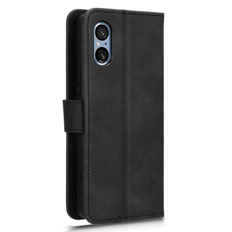 For Sony Xperia 5 V Case Shockproof PU Leather Wallet Flip Mobile Phone Cover