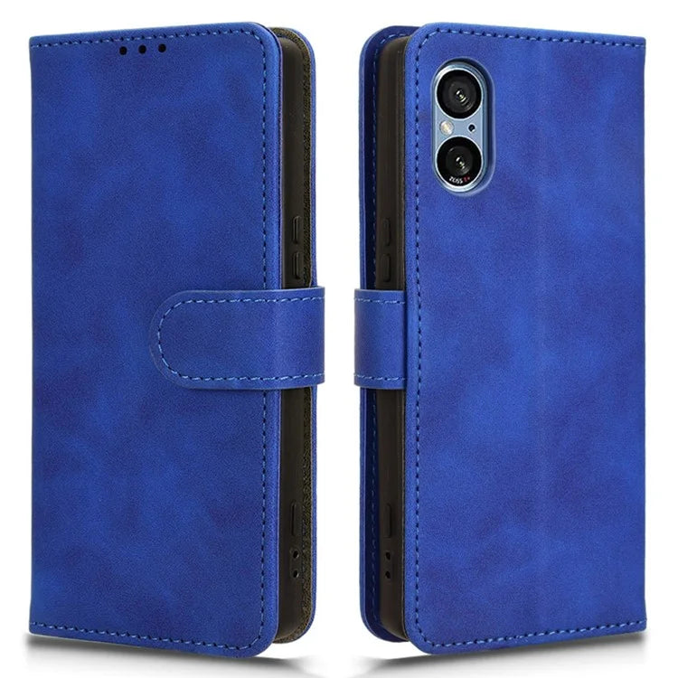 For Sony Xperia 5 V Case Shockproof PU Leather Wallet Flip Mobile Phone Cover