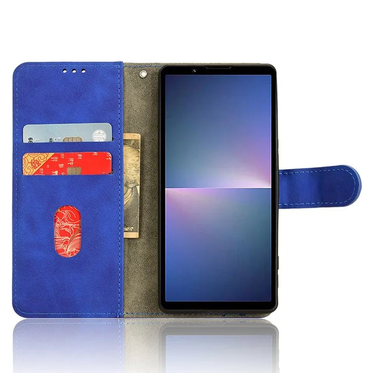 For Sony Xperia 5 V Case Shockproof PU Leather Wallet Flip Mobile Phone Cover