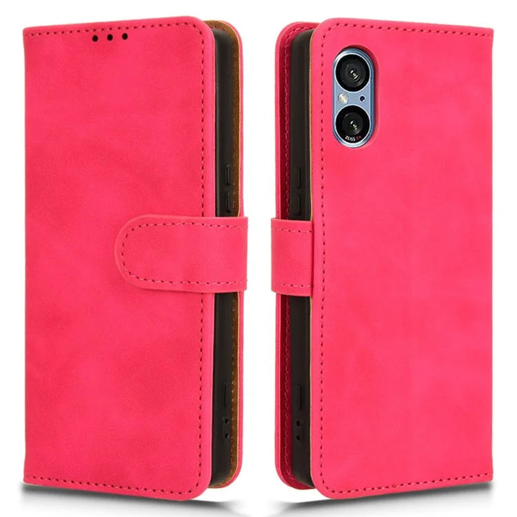 For Sony Xperia 5 V Case Shockproof PU Leather Wallet Flip Mobile Phone Cover