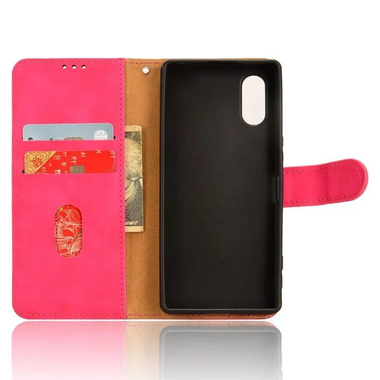 For Sony Xperia 5 V Case Shockproof PU Leather Wallet Flip Mobile Phone Cover