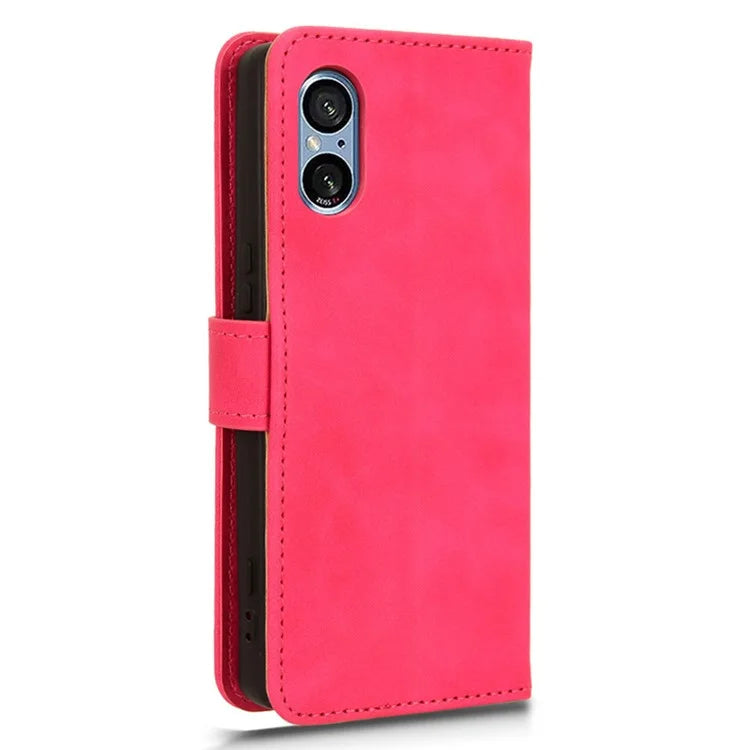 For Sony Xperia 5 V Case Shockproof PU Leather Wallet Flip Mobile Phone Cover