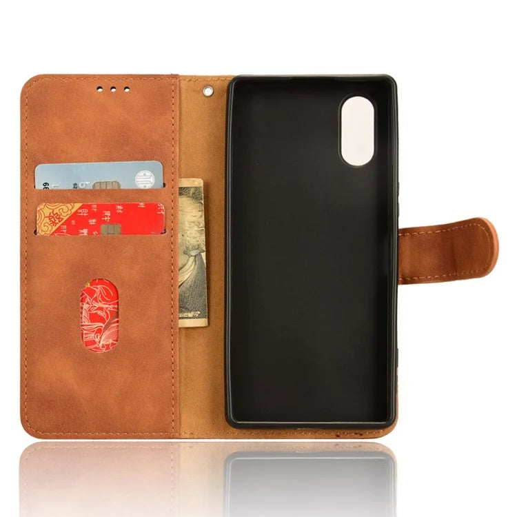 For Sony Xperia 5 V Case Shockproof PU Leather Wallet Flip Mobile Phone Cover
