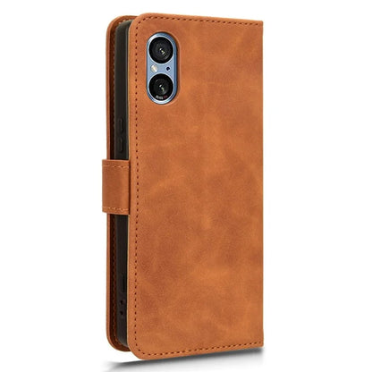 For Sony Xperia 5 V Case Shockproof PU Leather Wallet Flip Mobile Phone Cover