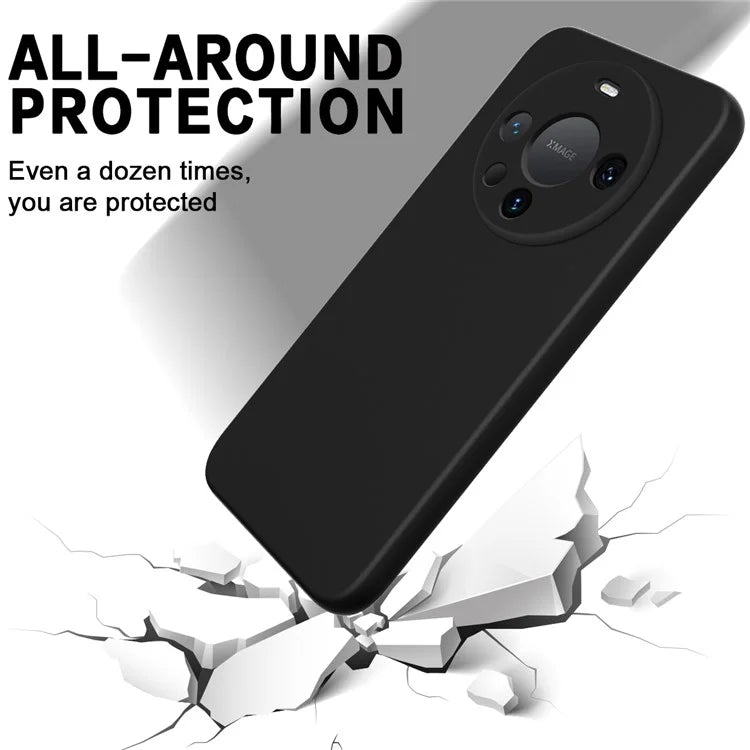 Liquid Silicone Phone Shell for Huawei Mate 60 Pro+ Case Slim Phone Cover with Strap