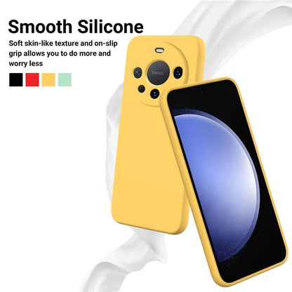 Liquid Silicone Phone Shell for Huawei Mate 60 Pro+ Case Slim Phone Cover with Strap