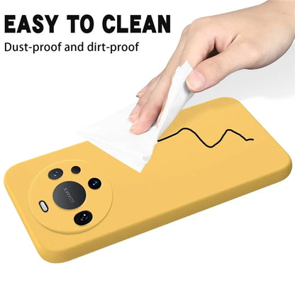 Liquid Silicone Phone Shell for Huawei Mate 60 Pro+ Case Slim Phone Cover with Strap