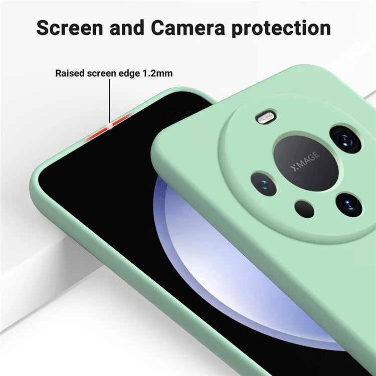 Liquid Silicone Phone Shell for Huawei Mate 60 Pro+ Case Slim Phone Cover with Strap