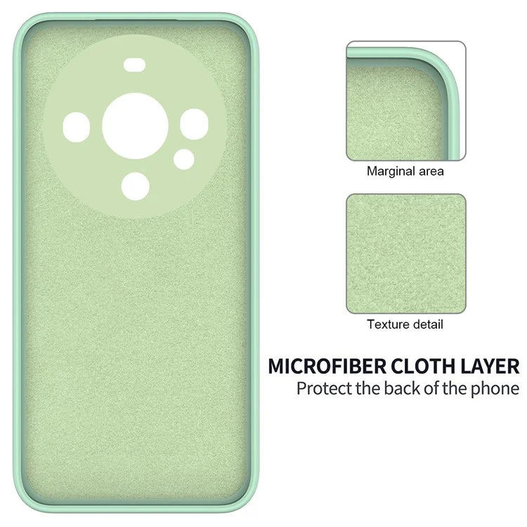 Liquid Silicone Phone Shell for Huawei Mate 60 Pro+ Case Slim Phone Cover with Strap